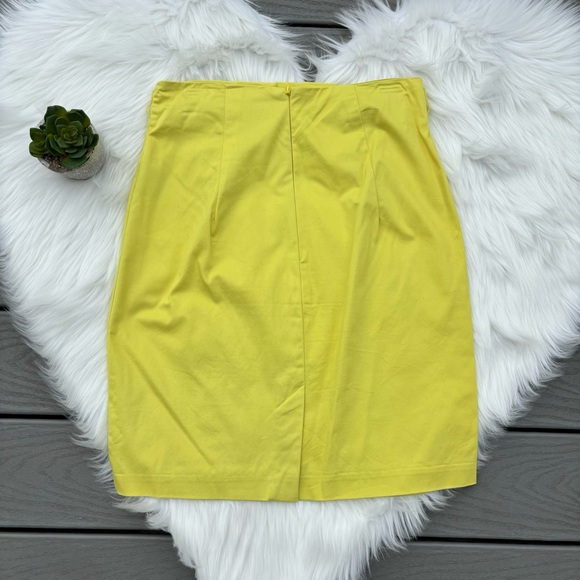Yellow Pencil Skirt - Picture 3 of 4